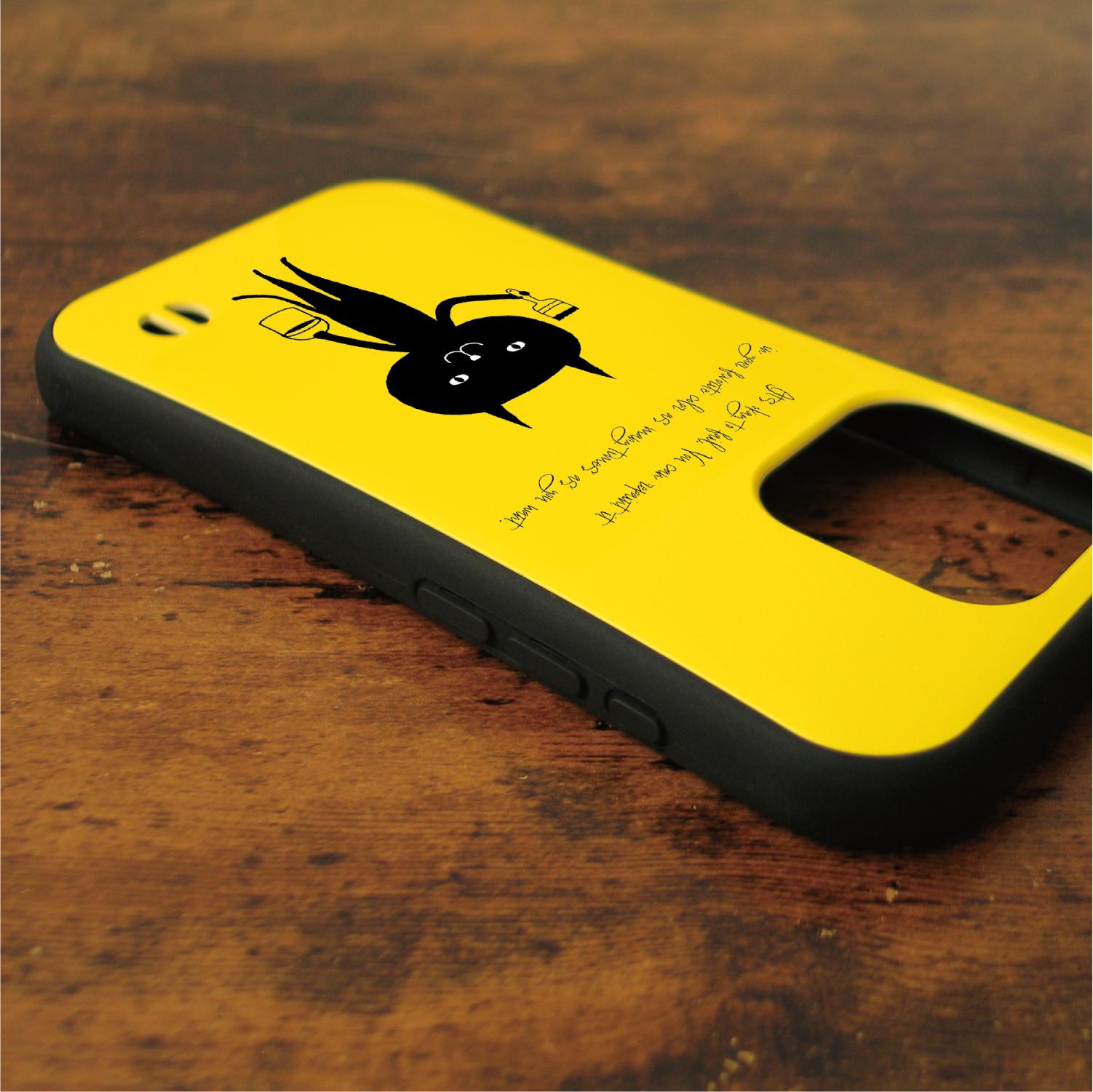 猫　ネコ　ねこ　黒猫　スマホケース　耐衝撃　iPhoneケース　iPhone17　16e　グリップケース　ねこのひげ63 | 3枚目