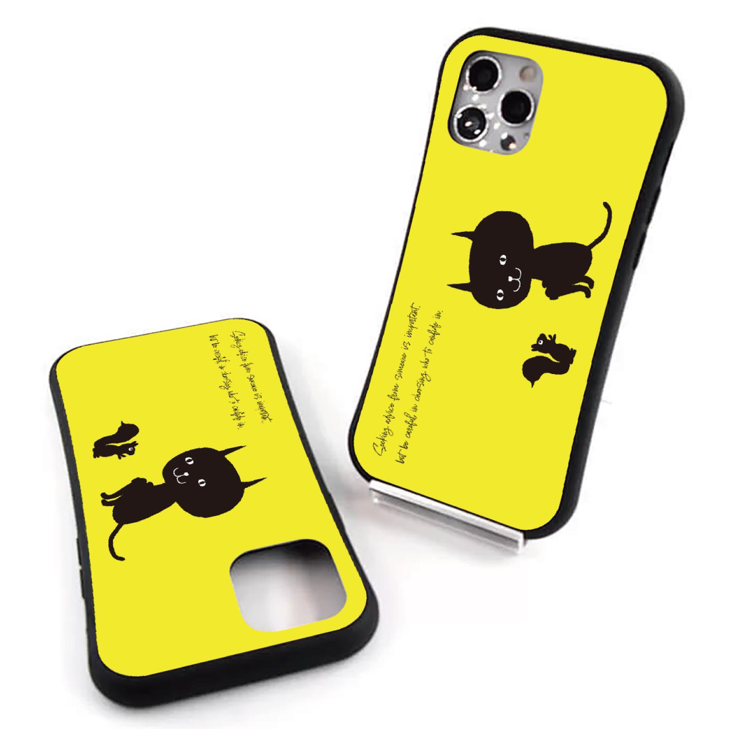 猫　ネコ　ねこ　黒猫　スマホケース　耐衝撃　iPhoneケース　iPhone17　16e　グリップケース　ねこのひげ44 | 5枚目