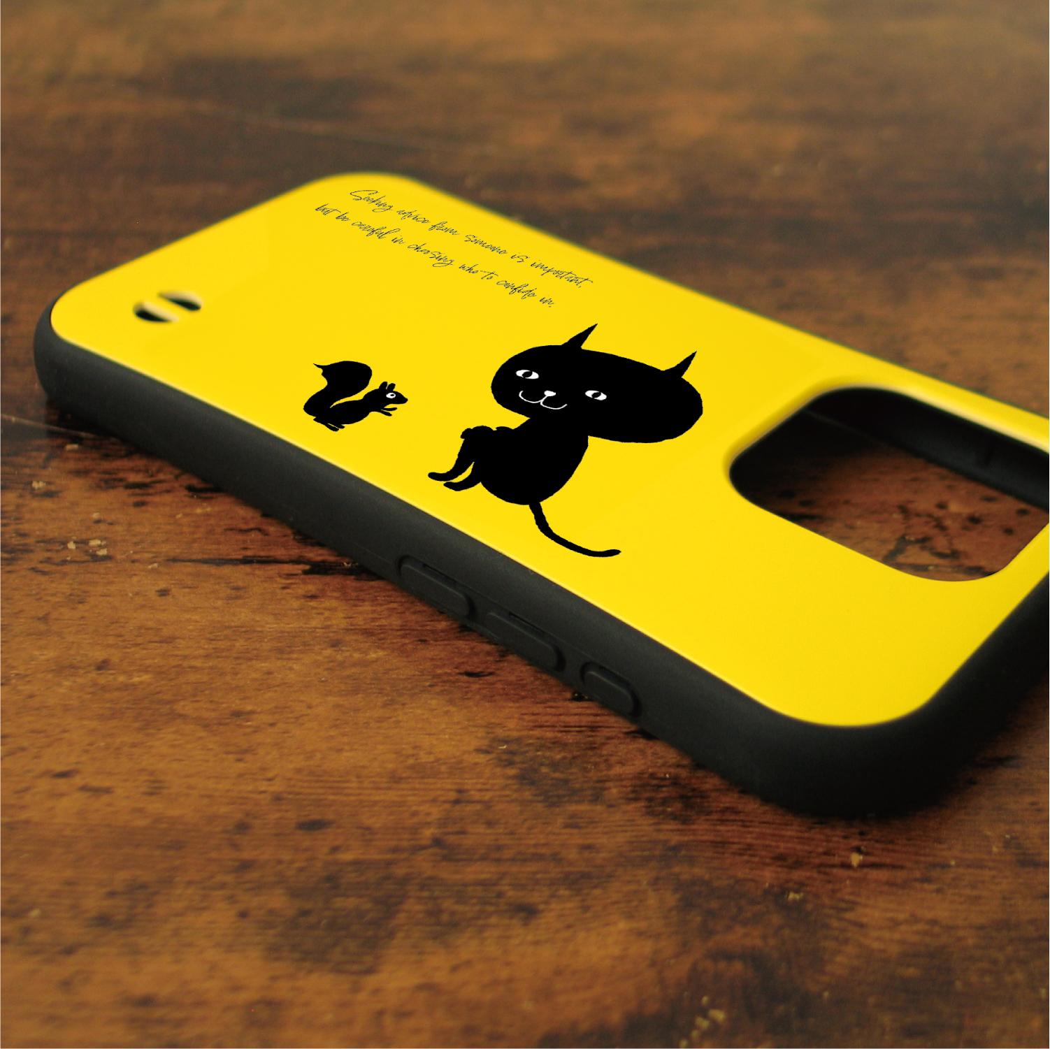 猫　ネコ　ねこ　黒猫　スマホケース　耐衝撃　iPhoneケース　iPhone17　16e　グリップケース　ねこのひげ44 | 3枚目