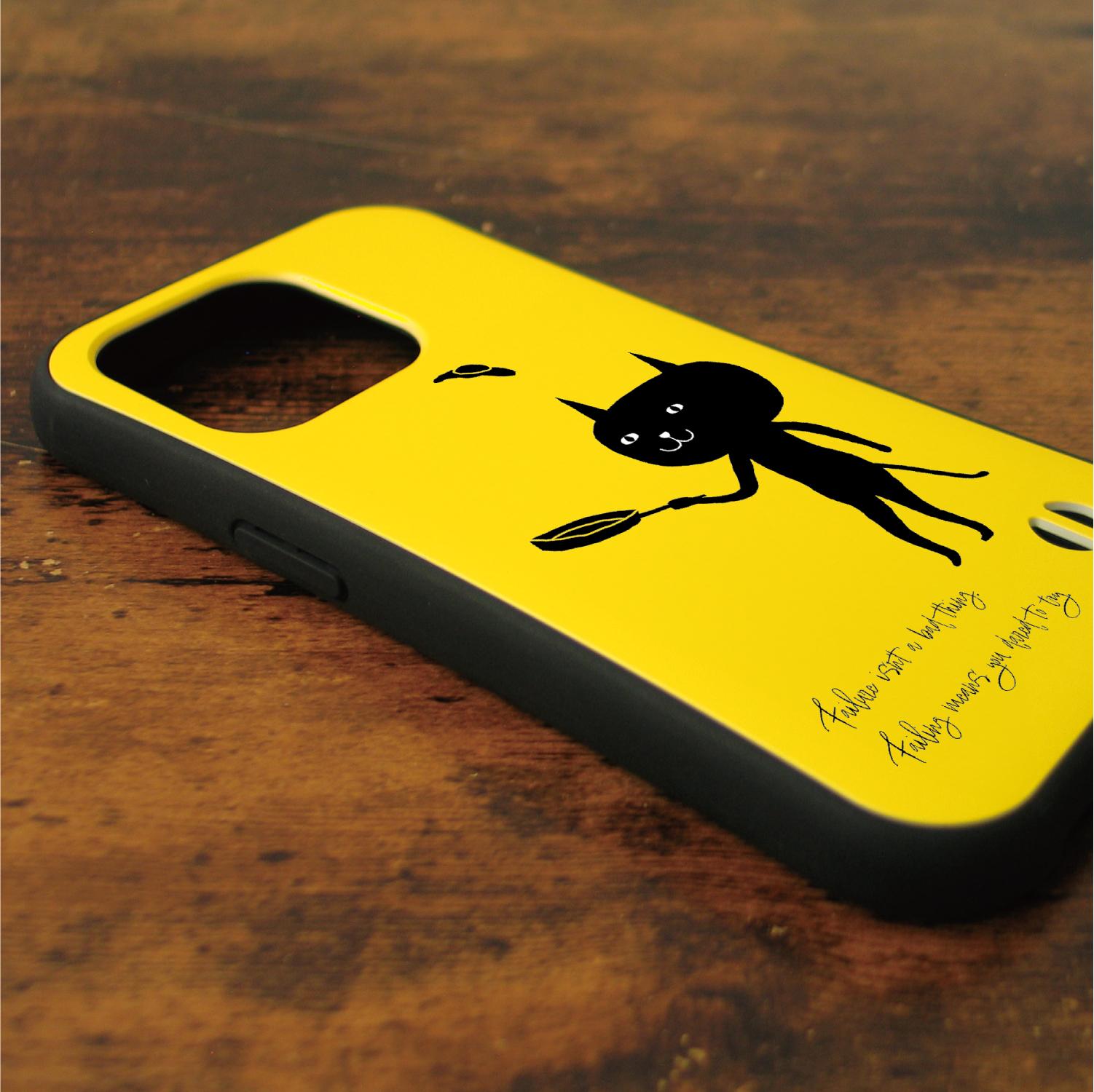 猫　ネコ　ねこ　黒猫　スマホケース　耐衝撃　iPhoneケース　iPhone17　16e　グリップケース　ねこのひげ40 | 2枚目