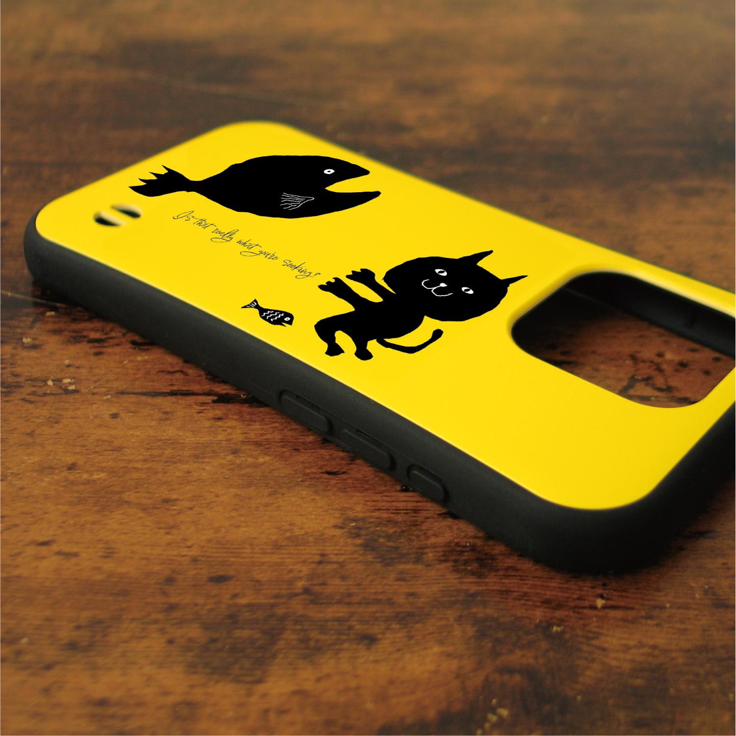 猫　ネコ　ねこ　黒猫　スマホケース　耐衝撃　iPhoneケース　iPhone17　16e　グリップケース　ねこのひげ03 | 3枚目